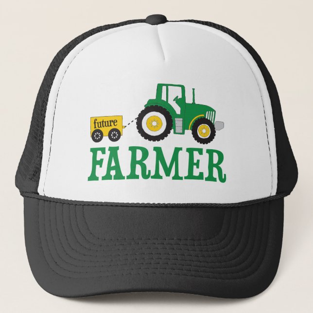 Old Macdonald Had a Farm My Farm Life for Kids Trucker Hat (Front)