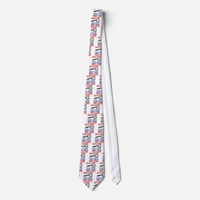 Old Machinists Epitaph Tie (Front)