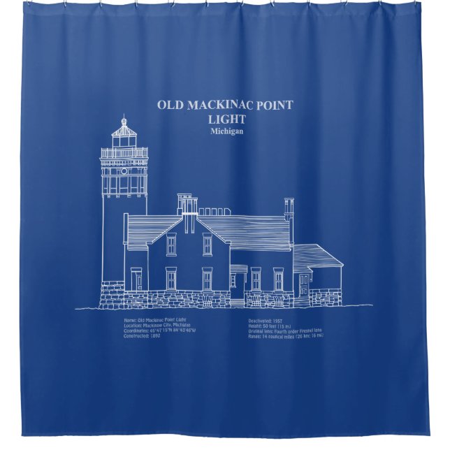 Old Mackinac Point Light - Michigan – AD (Front)