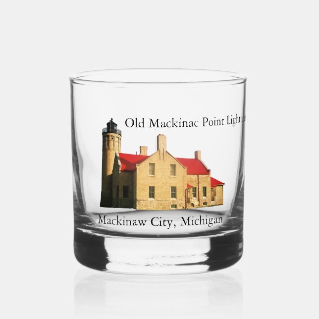Old Mackinac Point Lighthouse glass (Front)