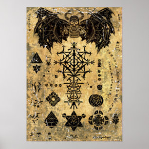 Old Magic Book  Poster