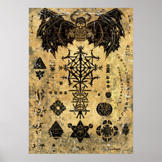 Old Magic Book  Poster