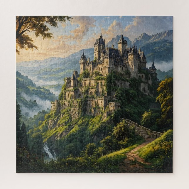 Old majestic castle jigsaw puzzle (Vertical)