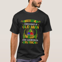 Old Man 2nd Armoured Division Military Army War Ve