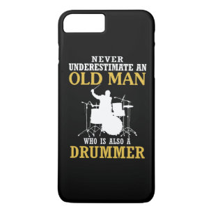 Old Man - A Drummer iPhone 8 Plus/7 Plus Case