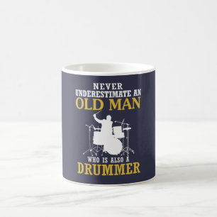 Old Man - A Drummer Coffee Mug