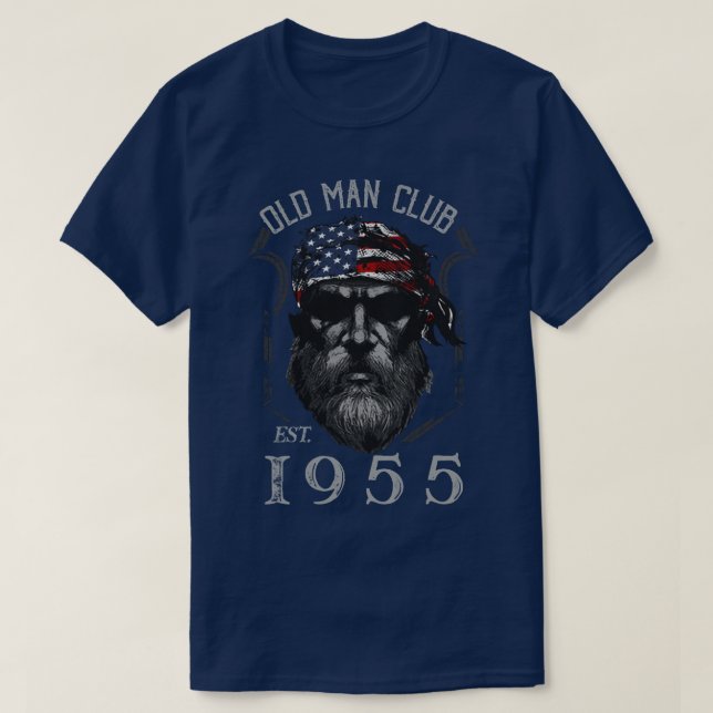 Old Man Club EST 1955 T-Shirt (Design Front)