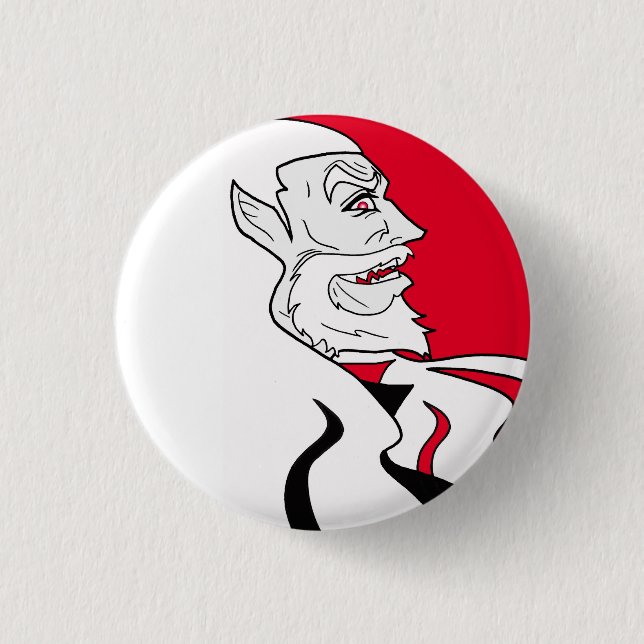 Old Man Dracula Button (Front)