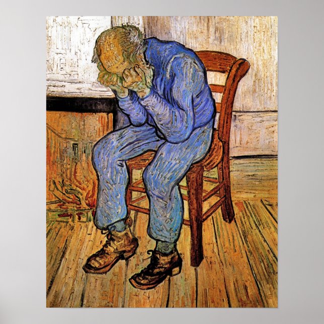 Old Man in Sorrow by Vincent van Gogh 1890 Poster (Front)