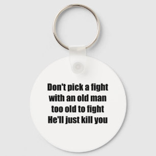 Old Man Keychain