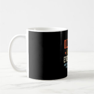 Old man knows everything father's day retro coffee mug