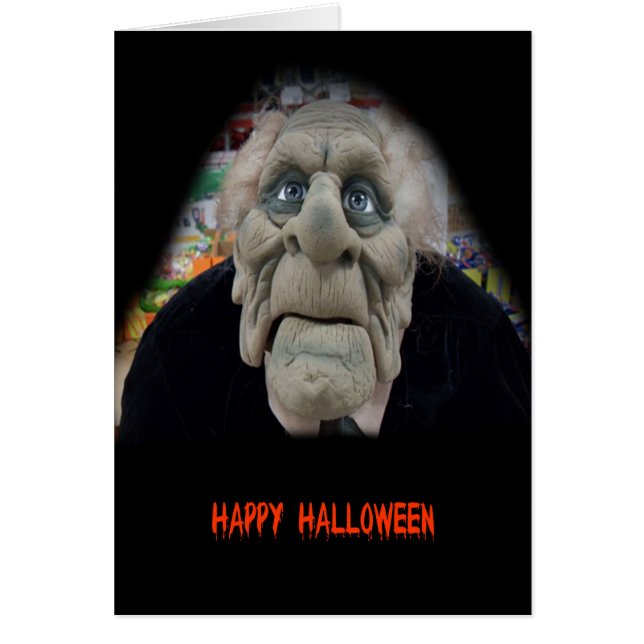 Old Man Mask in Black Background (Front)