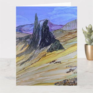 Old Man Of Storr Skye    Card