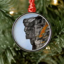 Old Man of the Mountain in Fall