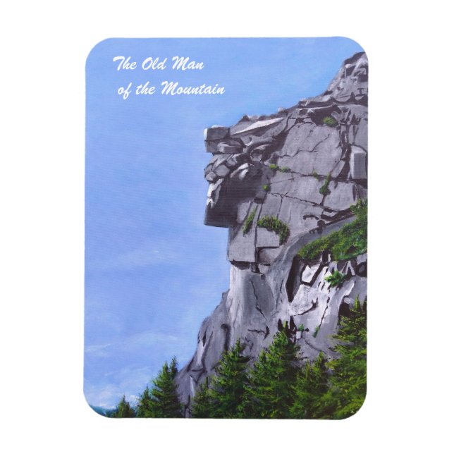 Old Man of the Mountain Magnet (Vertical)