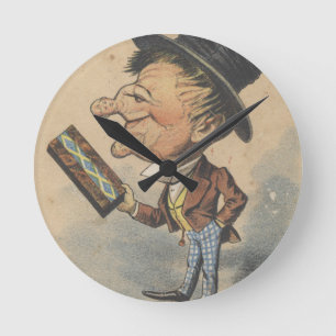 Old Man was Brought Round Ephemera Clock