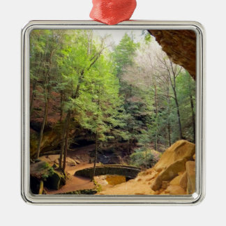 Old Man's Cave Metal Ornament