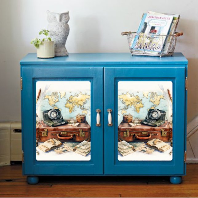 Old Map Travel Theme Decoupage Print Tissue Paper (Creator Uploaded)