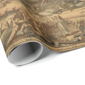 Old Map Vintage Travel World Map Traveller Gift Wrapping Paper (Roll Corner)