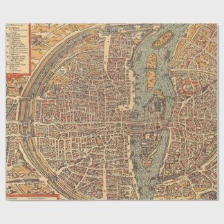 Old Maps Pattern Wrapping Paper