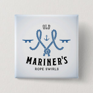 Old Mariner Poster 2 Inch Square Button