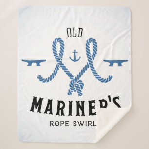 Old Mariner Poster Sherpa Blanket