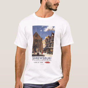 Old Market Hall View British Railways Poster T-Shirt