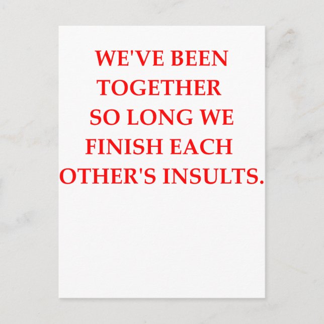 old married couple postcard (Front)