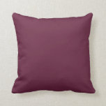 Old Mauve Solid Plain Colour Throw Pillow<br><div class="desc">Trend colour. Has a cozy,  smart,  modern look.
Applicable,  colourful work with many colour combinations. 
Has a classic,  luxurious,  and modern appearance.
Hex No.: 68223E</div>