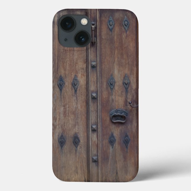 Old Medieval Spanish Wooden Door Case-Mate iPhone Case (Back)