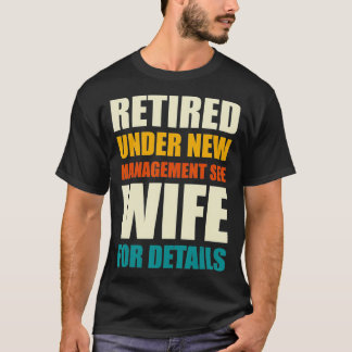 Old Men Retirement Plan Humourous Grandpa Funny Re T-Shirt