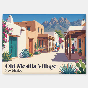 Old Mesilla Village USA Magnet