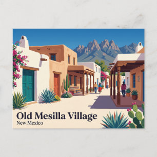 Old Mesilla Village USA Postcard