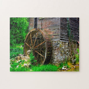 Old Mill Gatlinburg  Tennessee. Jigsaw Puzzle
