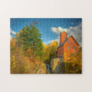 Old Mill in Vermont . Jigsaw Puzzle