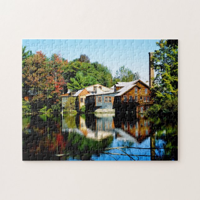 Old Mill New Hampshire. Jigsaw Puzzle (Horizontal)