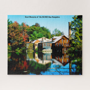 Old Mill New Hampshire. Jigsaw Puzzle