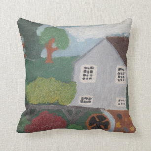 ''OLD MILL'' THROW PILLOW