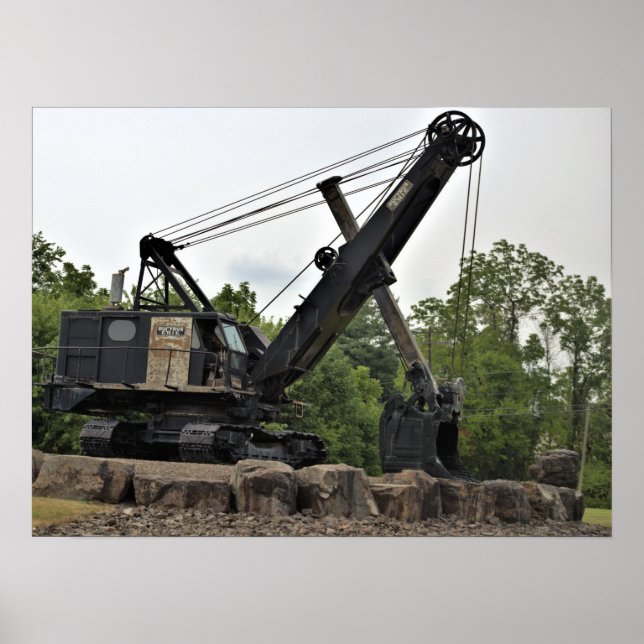 Old Mining Equipment Photo Poster (Front)