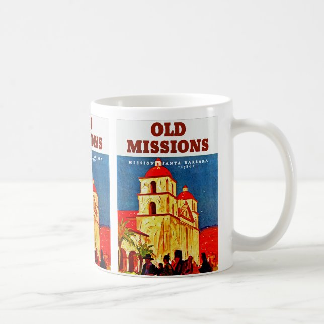 Old Missions ~ Santa Barbara Coffee Mug (Right)