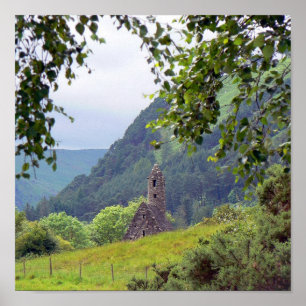 Old Monastery in Ireland Poster