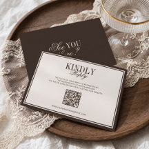 Old Money Classic Luxury Brown Cream Wedding