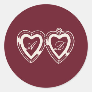 Old Money Elegant Wedding Sticker