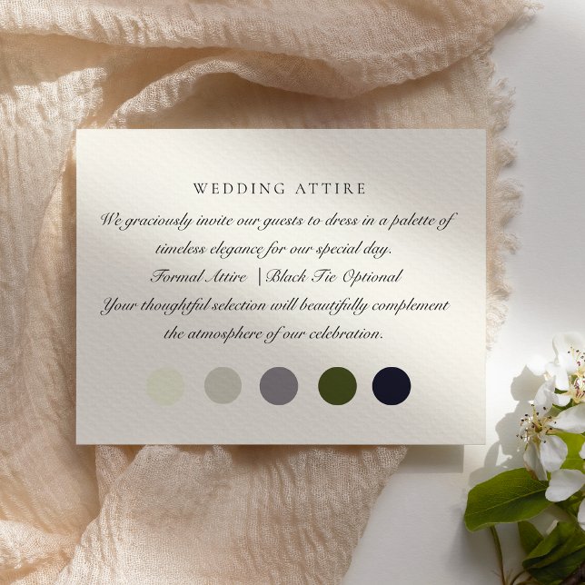 Old Money ivory colour, wedding attire card (Creator Uploaded)
