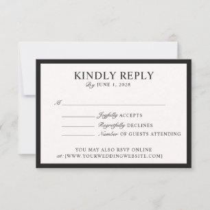 Old Money, Off-white Wedding Rsvp