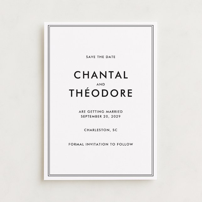 Old Money | Quiet Luxury | Black and off-White  Invitation (Creator Uploaded)