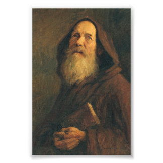 Old Monk by Elemir Halasz-Hradil Photo Print