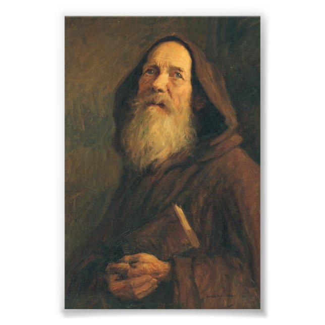 Old Monk by Elemir Halasz-Hradil Photo Print (Front)