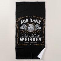  Old Moonshine Whiskey Label ADD PHOTO Family Name