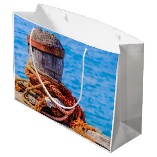 Old Mooring Bollard Large Gift Bag